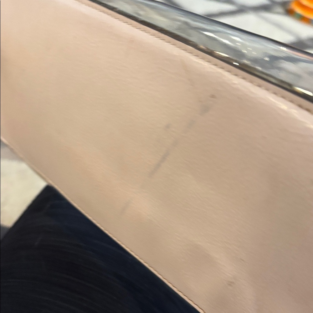 Coach Clear PVC Beach Tote with Blue Canvas Pouch RARE CHARM!!! VINTAGE - Picture 13 of 13